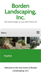Mobile Screenshot of bordenlandscaping.com